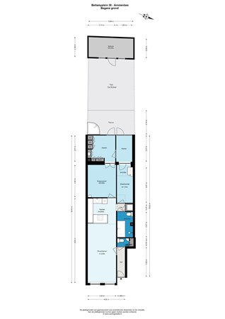 Floorplan - Bellamyplein 38H, 1053 AT Amsterdam